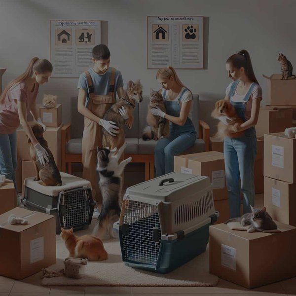 Quels sont les meilleurs conseils pour un déménagement serein pour les propriétaires d'animaux multiples ?