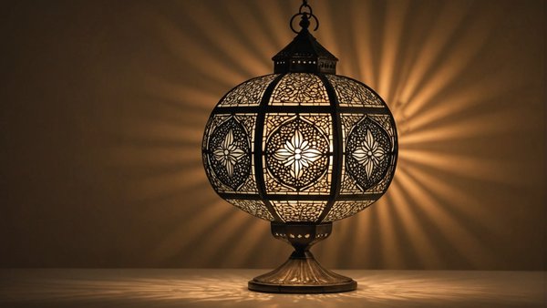 Luminaire arabe pour une ambiance orientale chaleureuse