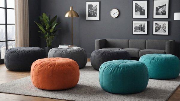Des poufs salons confortables et stylés pour un intérieur moderne