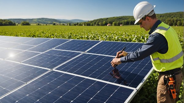 Photo Écologie: expertise et engagement dans la pose de panneaux solaire